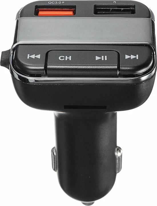 Beste deal ⌛ Merkloos ELEGIANT BTS-004 Bluetooth FM Transmitter - Autolader - Bluetooth Carkit - Bluetooth 5.0 En USB QC 3.0 -zwart ???? 5 Beste deal ⌛ Merkloos ELEGIANT BTS-004 Bluetooth FM Transmitter - Autolader - Bluetooth Carkit - Bluetooth 5.0 En USB QC 3.0 -zwart ???? - Afbeelding 5