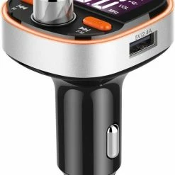 Coupon 🌟 Athletix® Bluetooth FM Transmitter - Carkit - Auto Lader- Handsfree Bellen - MP3 - USB / SD Kaart - Snel Lader - 3 USB Poorten - Spotify / YouTube ❤️ -Brodit store 550x753
