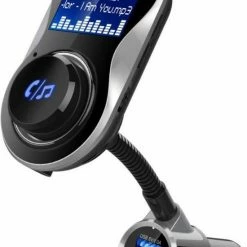 Beste Verkoop 😍 DrPhone BC11 – 4in1 Multifunctionele Autolader – Bluetooth – Handsfree Bellen - FM Transmitter – SD Kaart – USB – AUX – Zwart 🔔