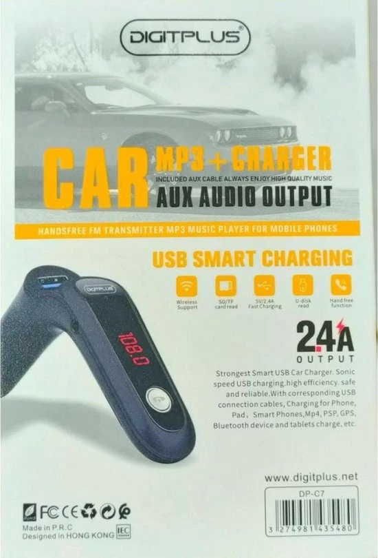 Originele DigitPlus FM Transmitter Bluetooth 5.0 - Carkit USB 3.0 Fast Charger/Oplader - Beluister Draadloos Muziek via Spotify of Youtube Gloednieuw ???? Originele DigitPlus FM Transmitter Bluetooth 5.0 - Carkit USB 3.0 Fast Charger/Oplader - Beluister Draadloos Muziek Via Spotify Of Youtube ???? -Brodit store 550x810 2
