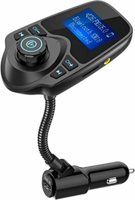 Gloednieuw 😍 Opline Bluetooth FM Transmitter Voor In De Auto – Handsfree Bellen Carkit Met AUX / SD Kaart / USB - Ingangen - Bluetooth Handsfree Carkits / Adapter / Auto Bluetooth / LCD Display - FM Transmitter 😀 1 Gloednieuw 😍 Opline Bluetooth FM Transmitter Voor In De Auto – Handsfree Bellen Carkit Met AUX / SD Kaart / USB - Ingangen - Bluetooth Handsfree Carkits / Adapter / Auto Bluetooth / LCD Display - FM Transmitter 😀